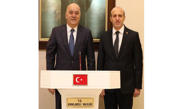 Büyükelçi Volkan Türk Vural’dan Vali Çiftçi’ye ziyaret