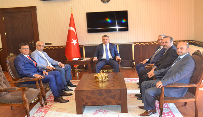 Kırklareli Serbest Muhasebeci Mali Müşavirler Odası Vali Bilgin’i ziyaret etti