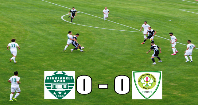 Kırklarelispor ile Manisa BBSK Yenişemedi