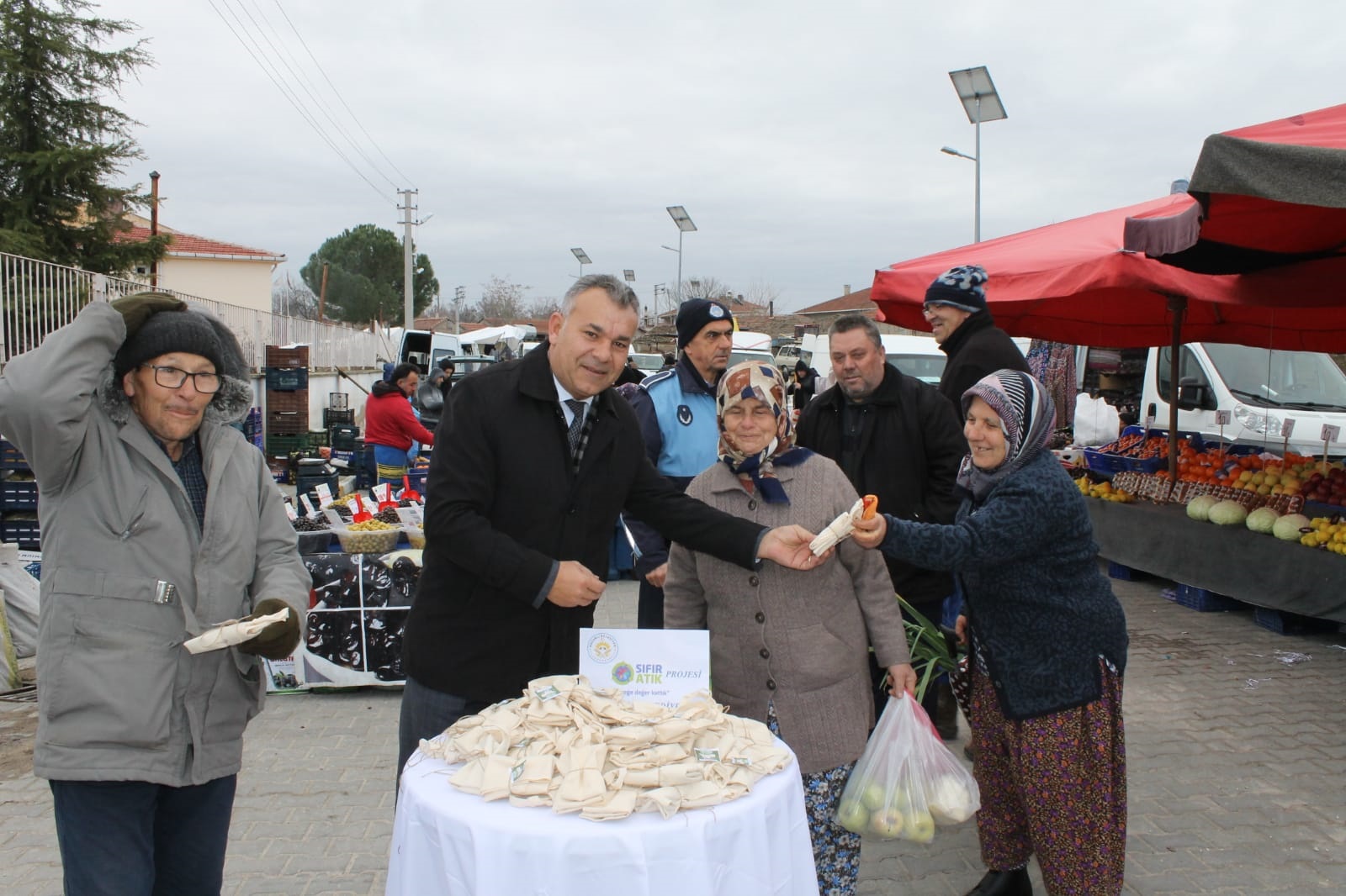 Çevreci Başkan’dan “Sıfır Atık Projesi” ne destek