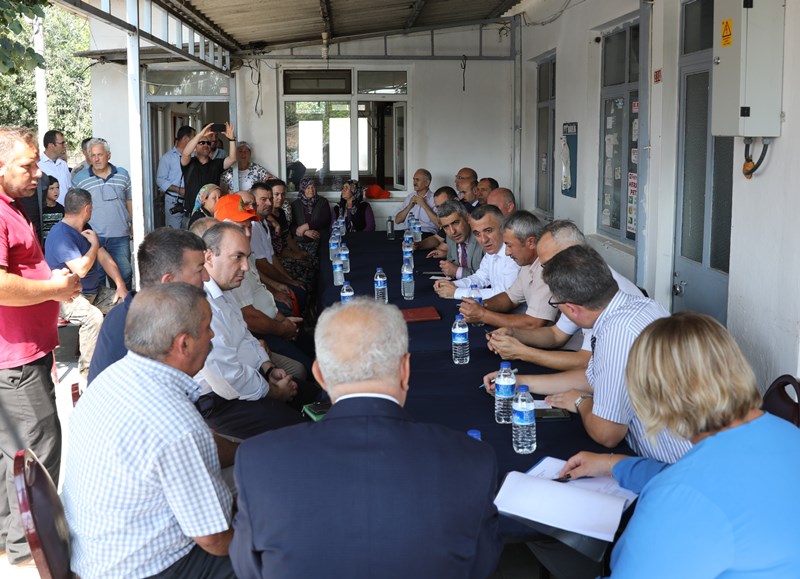 Vali Bilgin, Köy ziyaretlerinde bulundu