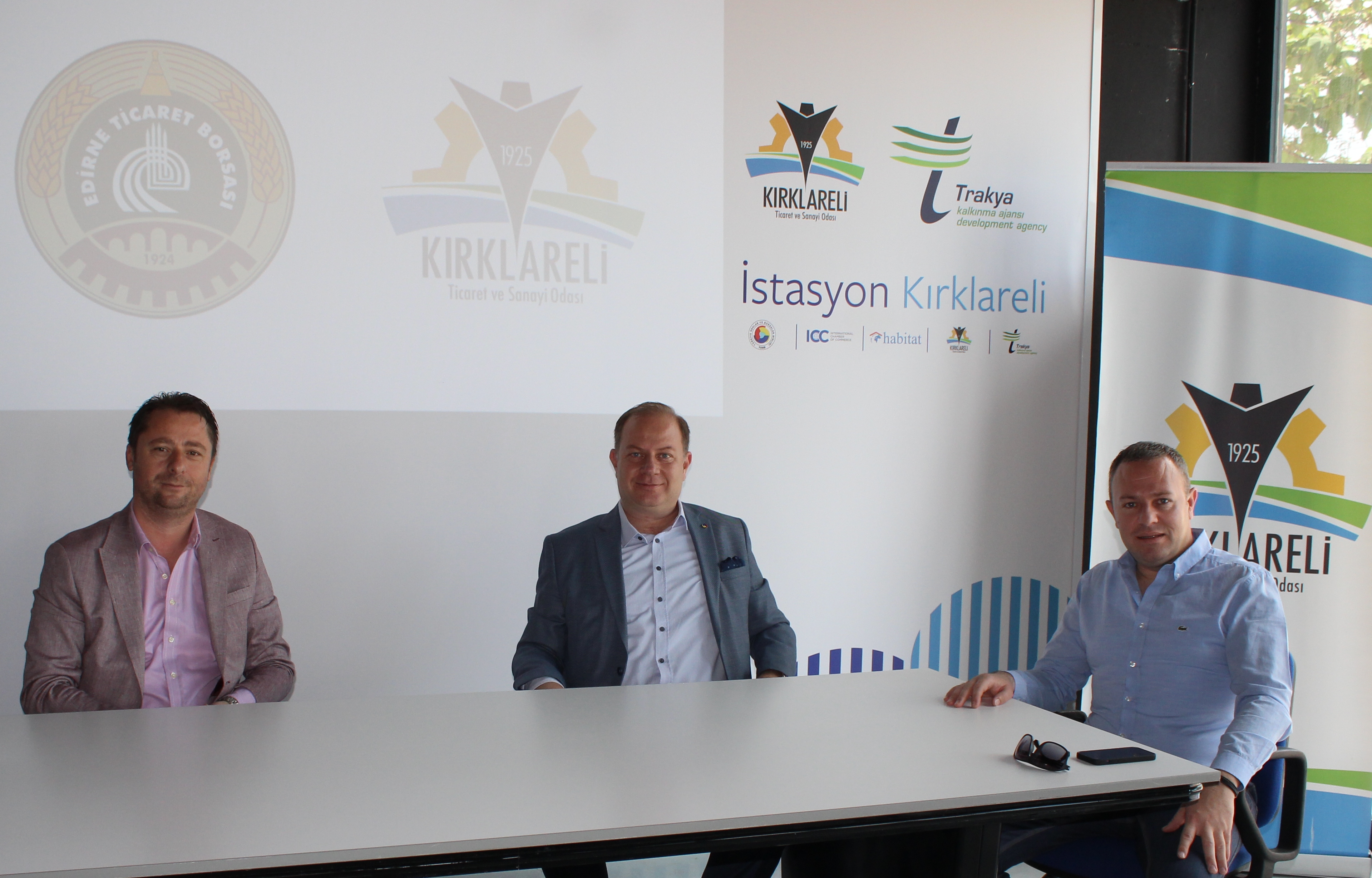 Kırklareli TSO Başkanı Soner Ilık, Edirne TB Başkanı Özay Öztürk’ü ağırladı