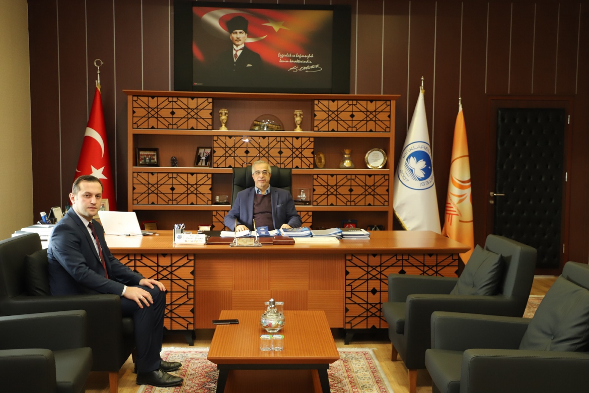 Kofçaz Kaymakamı Ömer Bulut’tan Rektör Şengörür’e Ziyaret