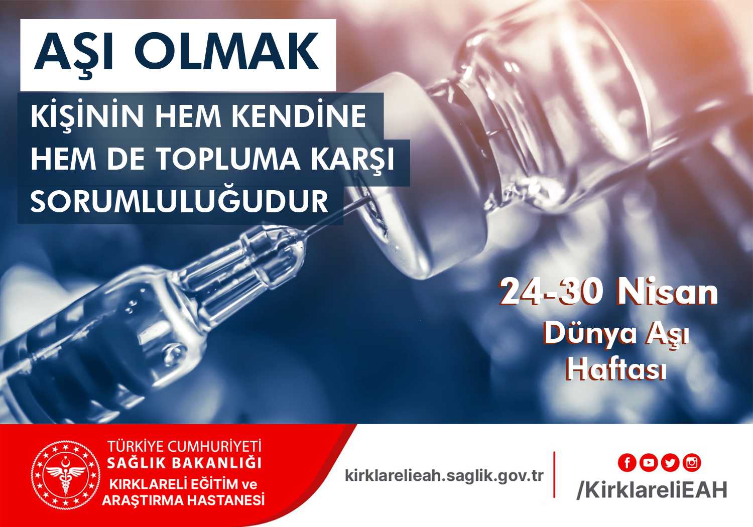 Eğitim Araştırma Hastanesinden Aşı Açıklaması