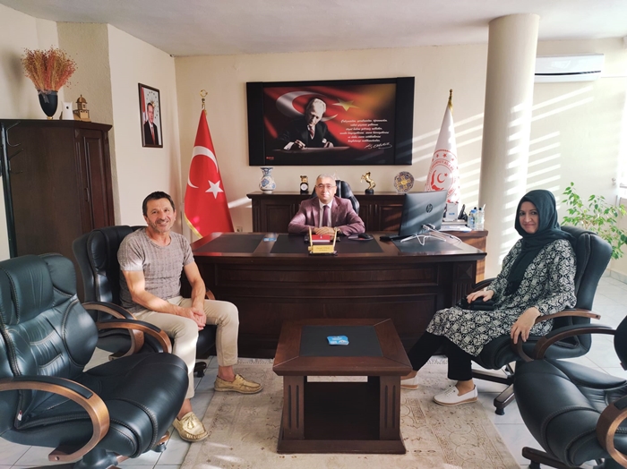 Koruyucu Aileden Müdür Uysal'a Ziyaret