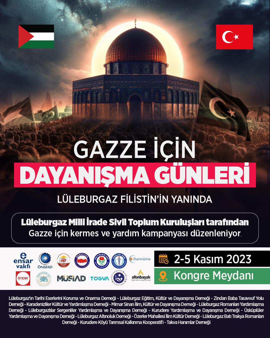 GAZZE İÇİN DAYANIŞMA GÜNLERİ