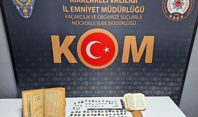 Ekiplerin,Tarihi Eser Kaçakçılığı Operasyonu