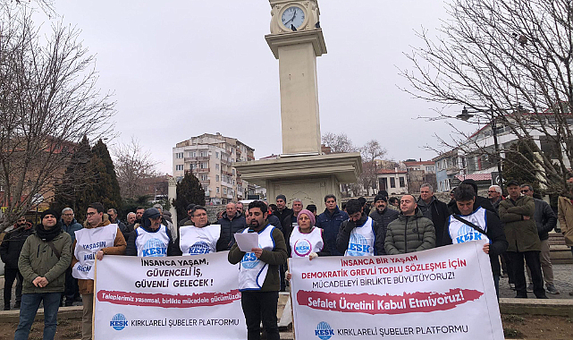 Kesk Kırklareli Şubeler Platformu'ndan Tepki