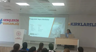 Babaeski Kız Yurdu'nda Bağımlılıkla Mücadele Eğitimi