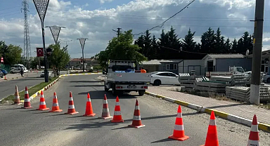 Büyükkarıştıran'da Sinyalizasyon Sistemi Yenilendi