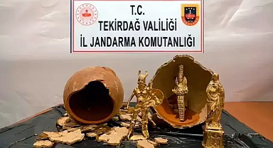 Tekirdağ'da tarihi eser dolandırıcılığı operasyonu: 2 gözaltı 