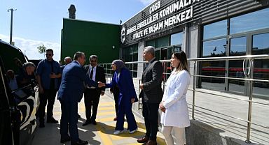 Vali Soytürk Zihinsel Engelliler Korumalı İşyeri Atölye ve Yaşam Merkezi'ni Ziyaret Etti 