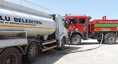 Belediyemizden Yangın Söndürme Çalışmalarına Destek 