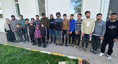 Edirne 36 kaçak göçmen yakalandı