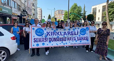 Kırklareli'nde Çevre Farkındalık Yürüyüşü 