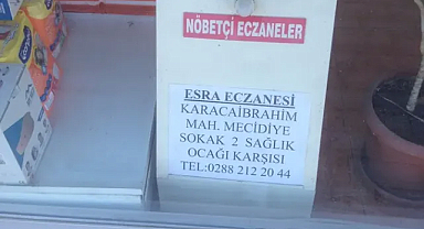 Kırklareli Merkez'de Bu Akşam Nöbetçi Eczane: Esra Eczanesi