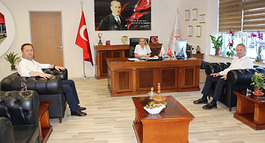 Kırklareli TSO Başkanları, Başhekim Dr. Türkyılmaz'a 