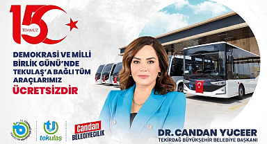 15 TEMMUZ'DA ÜCRETSİZ ULAŞIM