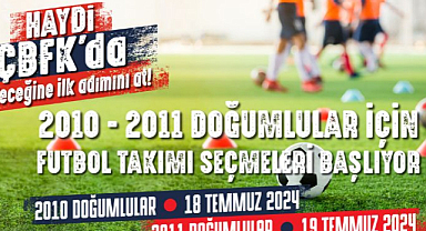 ÇBFK´dan Genç Yeteneklere Çağrı