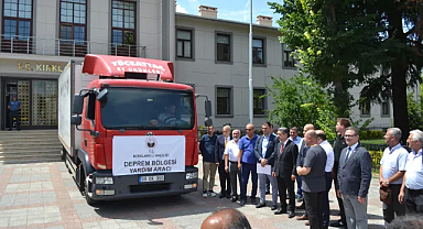 Deprem Bölgesine Kurban Bağışlarını Taşıyan Tır Yola Çıktı