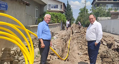 Havsa'da Doğalgaz Çalışmaları Tüm Hızıyla Devam Ediyor