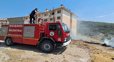 Keşan İtfaiyesi 2024 yılının ilk 6 ayında 834 acil olaya müdahale etti