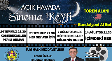 Vize'de Açık Hava Sinema Geceleri Başlıyor