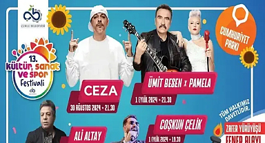 13. Çorlu Kültür, Sanat ve Spor Festivali Başlıyor