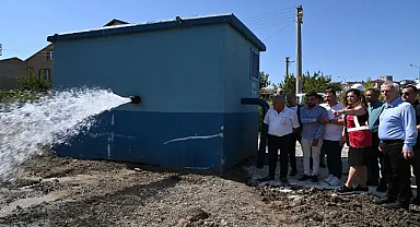 17 BİN KİŞİNİN İHTİYACINI KARŞILAYACAK SU KUYUSU AÇILDI