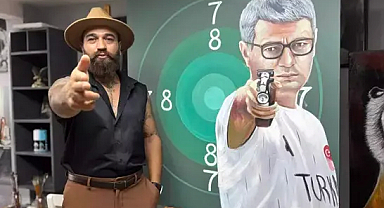 Azeri asıllı ressam Abdullayev, tablosundaki son dokunuşu milli atıcı Dikeç'ten bekliyor