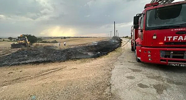 Kırıkköy'de Su Kuyu Trafo Merkezindeki Yangın Söndürüldü