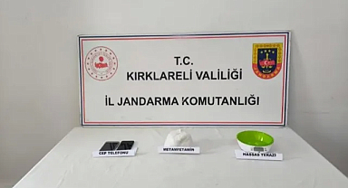Kırklareli'de Metamfetamin ve 1 Hassas Terazi Ele Geçirildi, 2 Şüpheli Tutuklandı