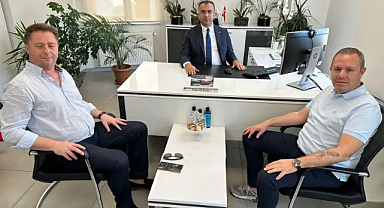 Kırklareli TSO’dan Halkbank Kırklareli Şube Müdürü Eser Menüs’e Hayırlı Olsun Ziyareti