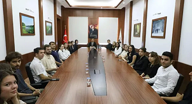 Kırklareli Valisi Birol Ekici, Ulusal Staj Programı Kapsamında Öğrencilerle Buluştu