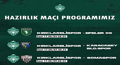 Kırklarelispor’un Hazırlık Maçları Belli Oldu!