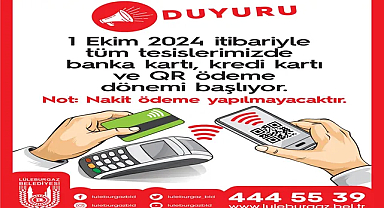 Lüleburgaz Belediyesi’nde Nakit Dönemi Sona Eriyor: QR ve Kartla Ödeme Dönemi Başlıyor