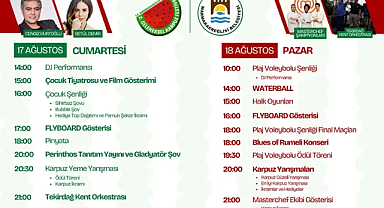 MARMARAEREĞLİSİ 2. GELENEKSEL KARPUZ FESTİVALİ BAŞLIYOR
