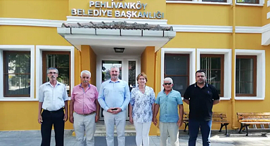 Pehlivanköy Belediye Başkanı Gündüz Hoşgör'e Ziyaretçi Akını