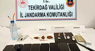 Tekirdağ'da uyuşturucu operasyonu; 5 gözaltı