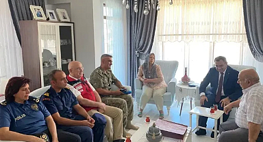 Vize Kaymakamı Balaban'ın İlk Ziyareti Şehit ve Gazi Ailelerine