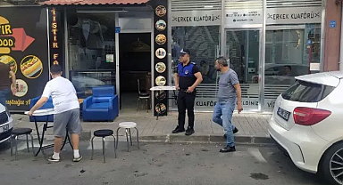 Zabıtadan Kaldırım İşgali Denetimi
