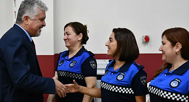 Başkan Gerenli ve Zabıta Personeli 198. Yıl Anısına Bir Araya Geldi