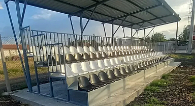 Başkan Özbay'dan Evrensekiz Evrenspor'a Destek: Yeni Deplasman Tribünü Sezon Öncesi Tamamlandı
