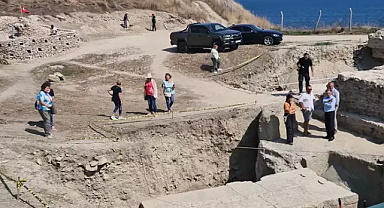 Bulgaristan Ulusal Müzesi heyeti Perinthos Antik Kenti kazılarını ziyaret etti