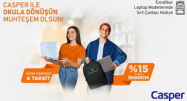 Casper’dan Back to School’a Özel Büyük Fırsatlar ile Eğitimde Güçlü Bir Başlangıç!