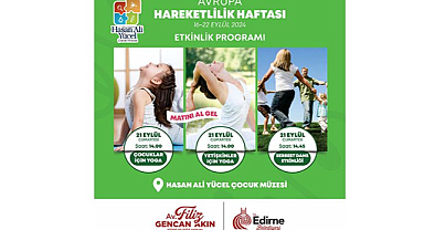 Edirne Belediyesi, 21 Eylül’de Hasan Ali Yücel Çocuk Müzesi’nde Sağlık ve Hareketi Buluşturuyor