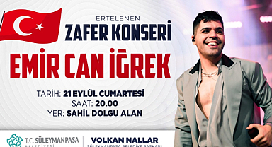 Ertelenen Zafer Bayramı Konseri’nde Emir Can İğrek Cumartesi Günü Sahne Alacak