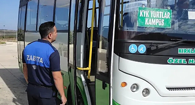 Kırklareli Belediyesi'nden Şehir İçi Taşıma Servislerine Sıkı Denetim