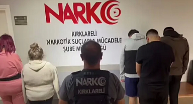Kırklareli'nde Narkotik Operasyonu! 5 Uyuşturucu Taciri Yakayı Ele Verdi