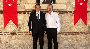 Kırklareli TSO Başkanı Soner Ilık, Topkapı Üniversitesi'nden Nabi Kırmızı'yı Ağırladı